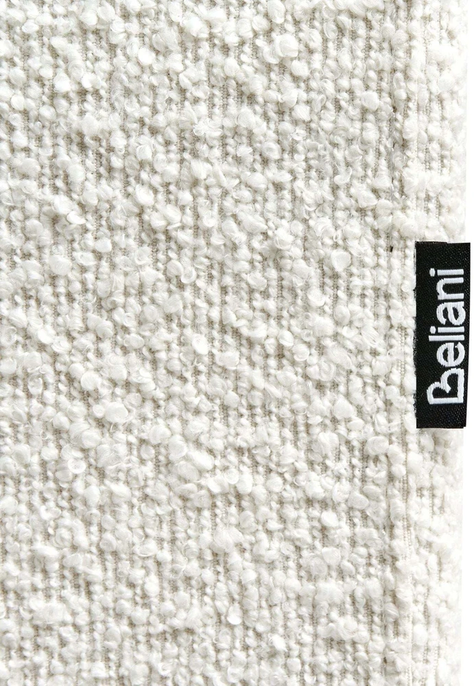 Beliani Trivietė sofa VORGOD Boucle Kreminės spalvos
