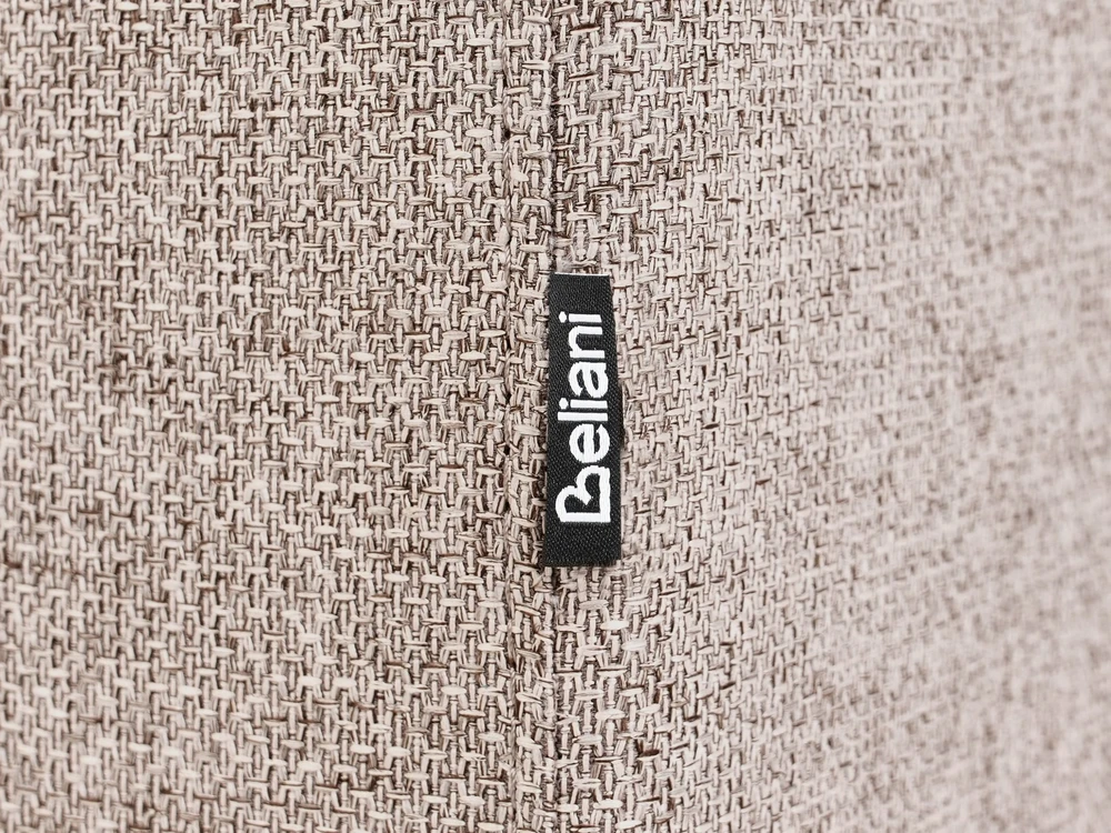 Beliani Trivietė sofa VORGOD šviesiai ruda