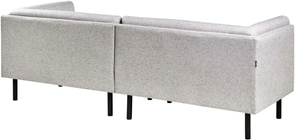 Beliani 3 vietų sofa VORGOD šviesiai pilka