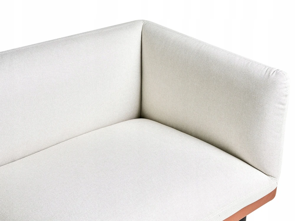 Beliani 3 vietų sofa VORGOD, kreminė