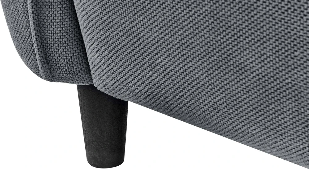 Beliani Trivietė sofa WETLAN tamsiai pilka