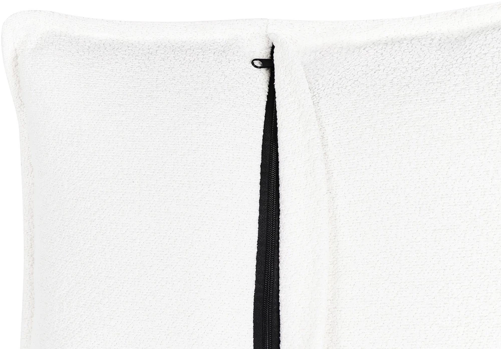 Beliani Dvivietė sofa HOBRO, boucle audinys, balta