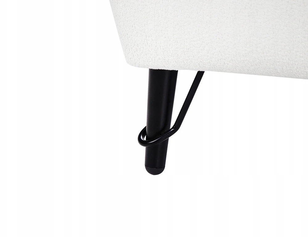 Beliani Dvivietė sofa HOBRO, boucle audinys, balta