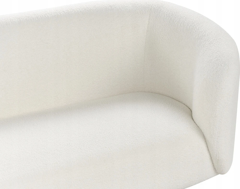 Beliani 2 vietų sofa LOEN Boucle balta