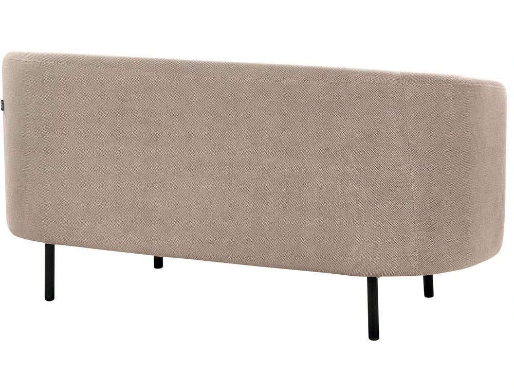 Beliani Dvivietė sofa LOEN, smėlio ir pilkos spalvos
