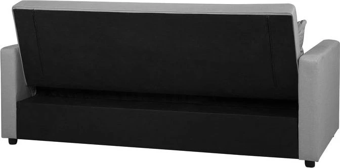 Beliani Išskleidžiama 3-vietė sofa GLOMMA šviesiai pilka