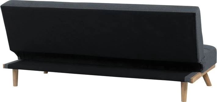 Beliani Išskleidžiama 3 vietų sofa FROYA tamsiai pilka