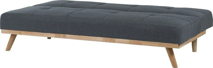 Beliani Išskleidžiama 3 vietų sofa FROYA tamsiai pilka