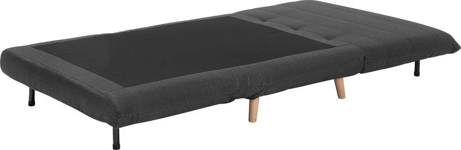 Beliani Vienvietė išskleidžiama sofa SETTEN tamsiai pilka