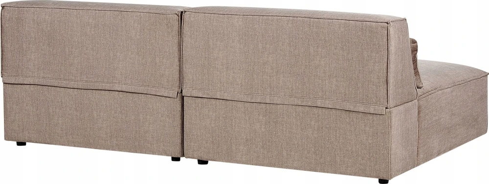 Beliani Dvivietė modulinė sofa HELLNAR, šviesiai ruda
