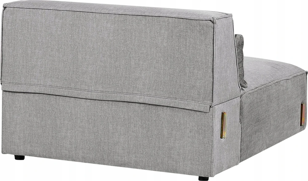 Beliani Dvivietė modulinė sofa HELLNAR, pilka