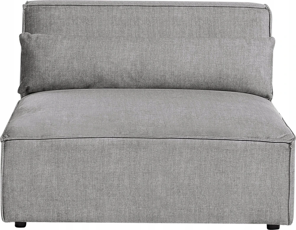 Beliani Dvivietė modulinė sofa HELLNAR, pilka