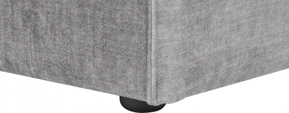 Beliani Dvivietė modulinė sofa HELLNAR pilka