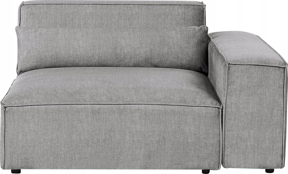 Beliani Dvivietė modulinė sofa HELLNAR pilka