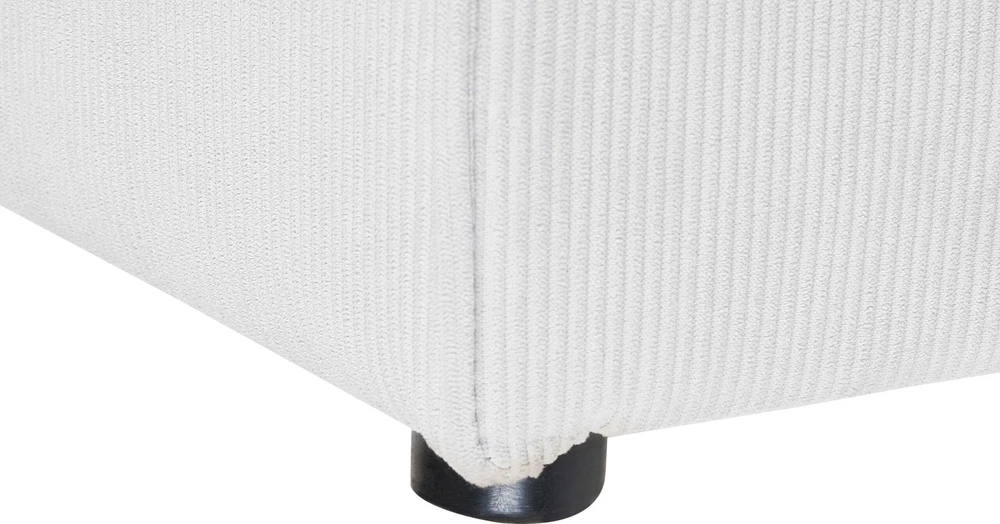 Beliani 2 vietų modulinė sofa LEMVIG, balta, velvetas
