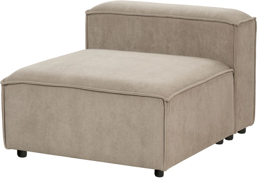 Beliani Trivietė modulinė sofa ARDAL šviesiai ruda velvetinė