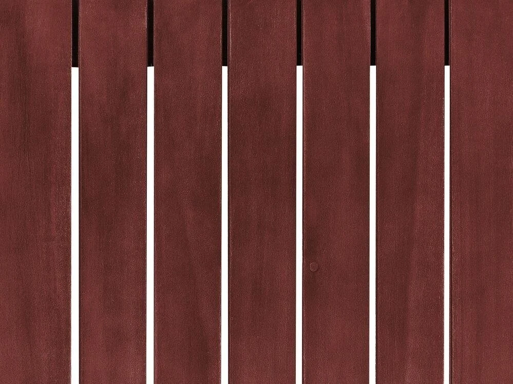 Lauko baldų komplektas Beliani 2 vietų sodo sofa TRANI modulinė akacijos mediena, bordinė