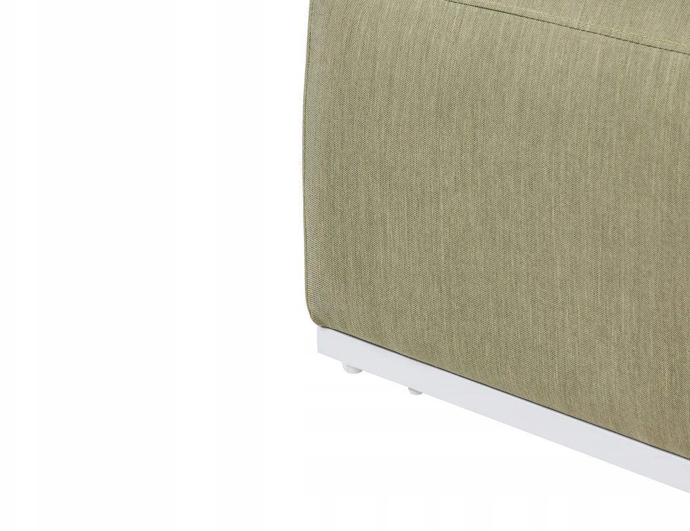 Lauko baldų komplektas Beliani Sodo sofa su otomane 7 asmenims BATTIFOLLO Alyvinė modulinė