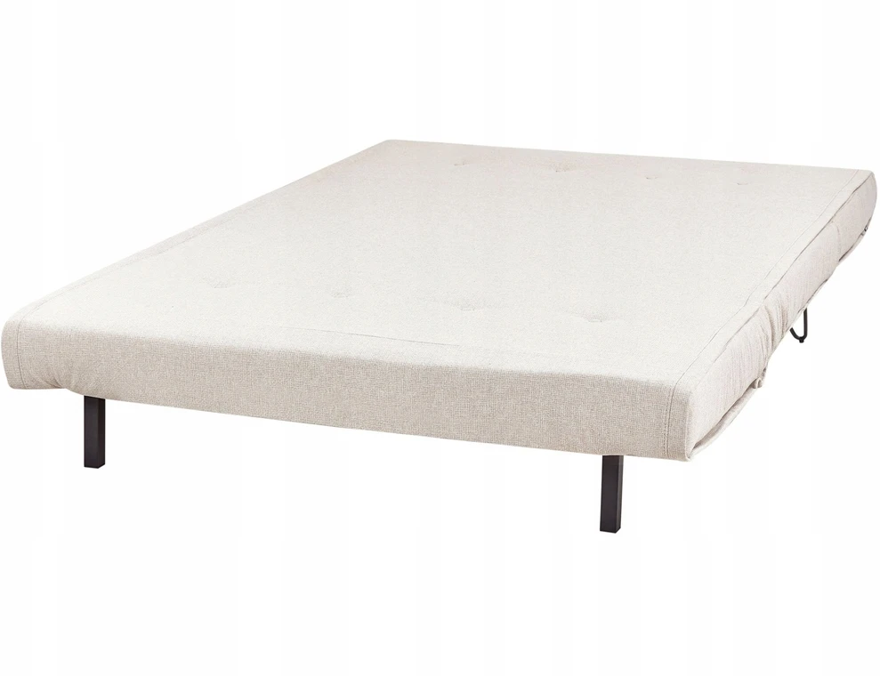 Beliani Dvivietė išskleidžiama sofa VESTFOLD šviesiai smėlio spalvos