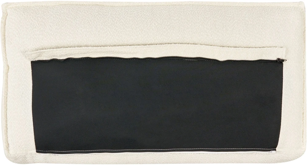 Beliani Trivietė išskleidžiama sofa VUOKATTI Boucle, kreminė balta