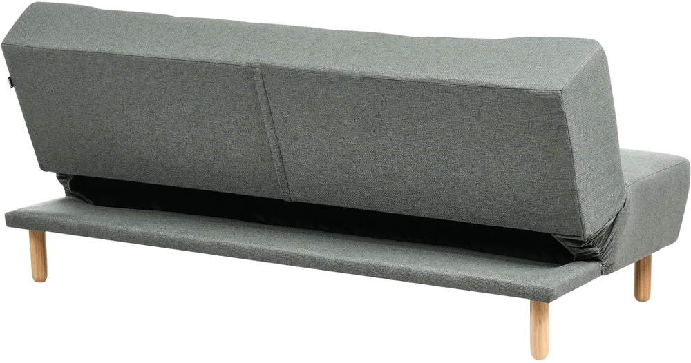 Beliani Trivietė išskleidžiama sofa ALSTEN Žalia