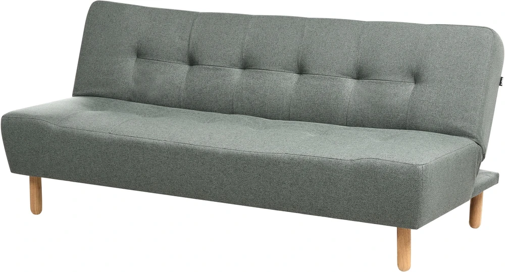 Beliani Trivietė išskleidžiama sofa ALSTEN Žalia