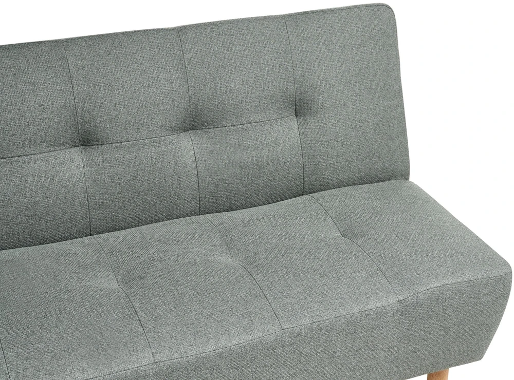 Beliani Trivietė išskleidžiama sofa ALSTEN Žalia