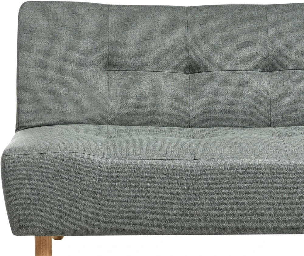 Beliani Trivietė išskleidžiama sofa ALSTEN Žalia