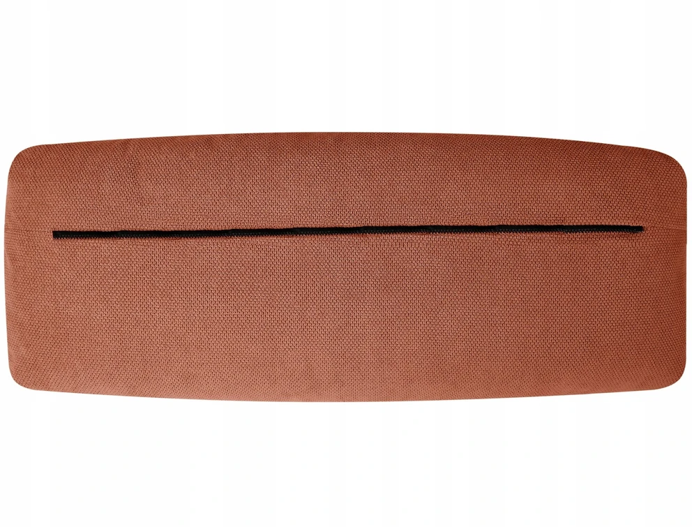 Beliani Trivietė išskleidžiama sofa ASBY, oranžinė
