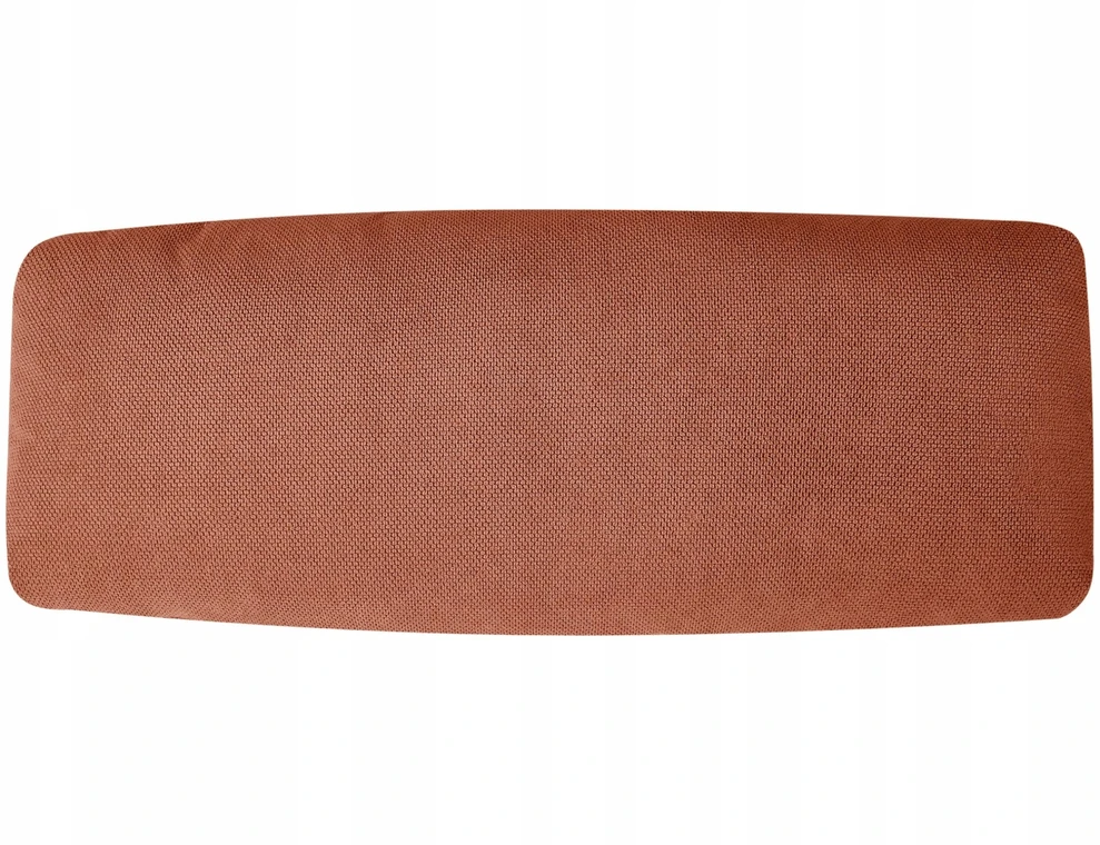 Beliani Trivietė išskleidžiama sofa ASBY, oranžinė