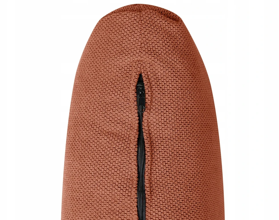 Beliani Trivietė išskleidžiama sofa ASBY, oranžinė