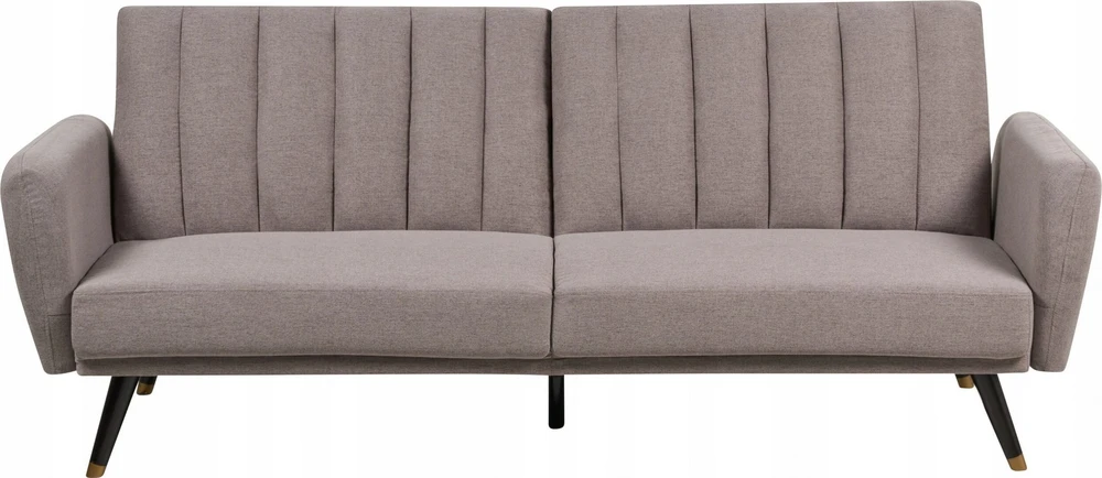 Beliani Trivietė išskleidžiama sofa VIMMERBY, šviesiai ruda