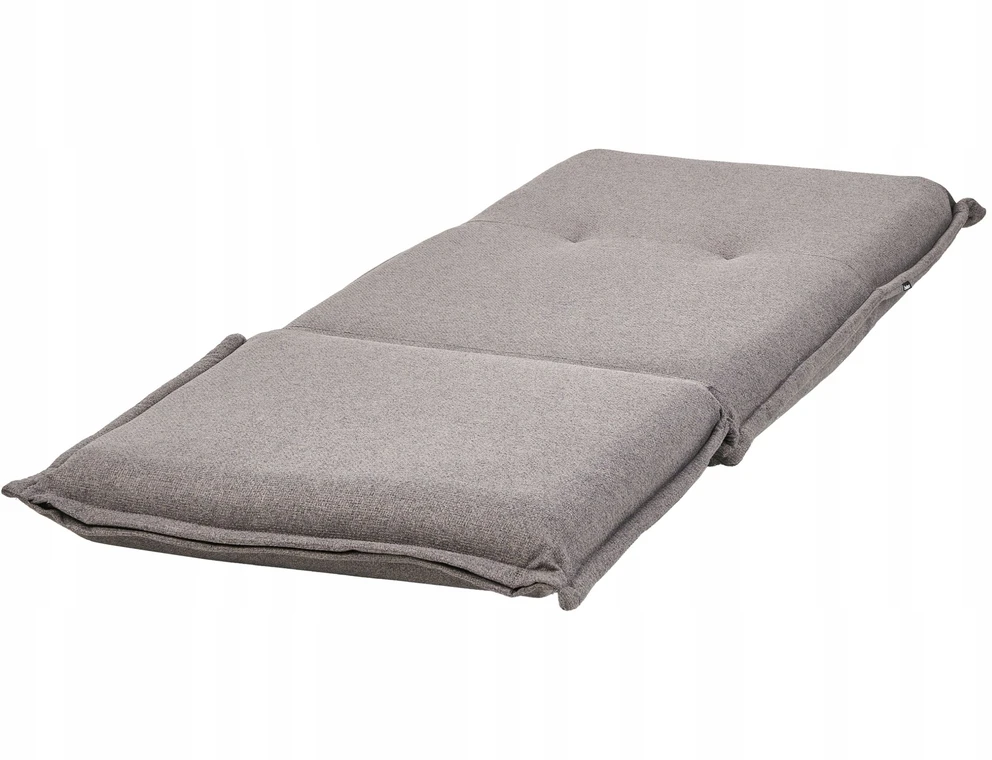 Beliani Vienvietė išskleidžiama sofa DELLEN tamsiai pilka