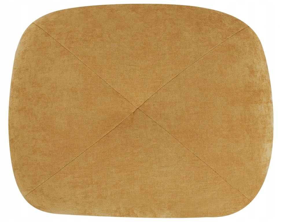 Beliani Vienvietė išskleidžiama sofa OLDEN, geltonas šenilinis audinys