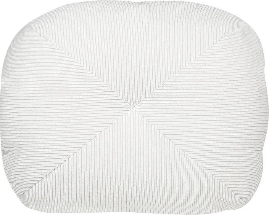 Beliani Vienvietė išskleidžiama sofa OLDEN, velvetas, kreminė balta