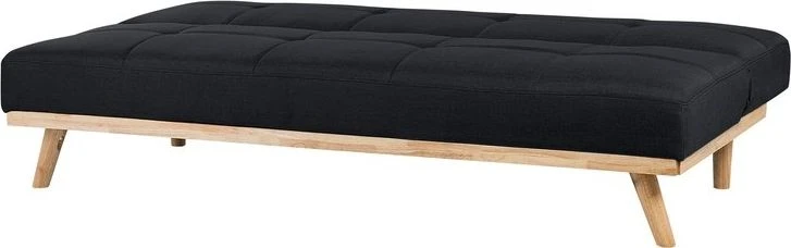 Beliani Trivietė išskleidžiama sofa FROYA, juoda