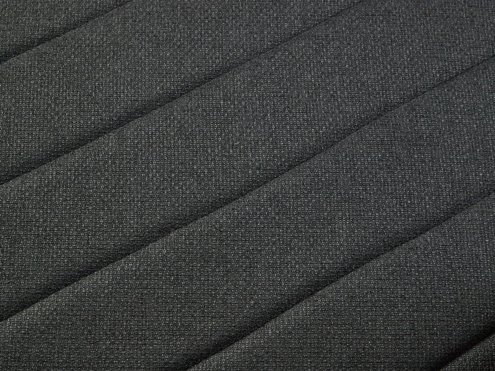 Beliani Trivietė išskleidžiamoji sofa SENJA, sintetinis linas, juoda