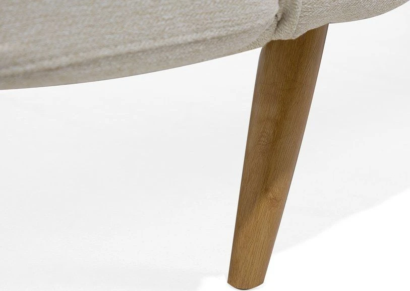 Beliani Išskleidžiama 2 vietų sofa INGARO smėlio spalvos