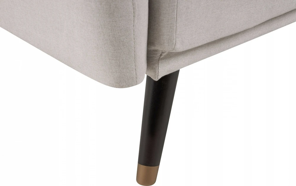 Beliani Trivietė išskleidžiama sofa VIMMERBY, smėlio spalvos