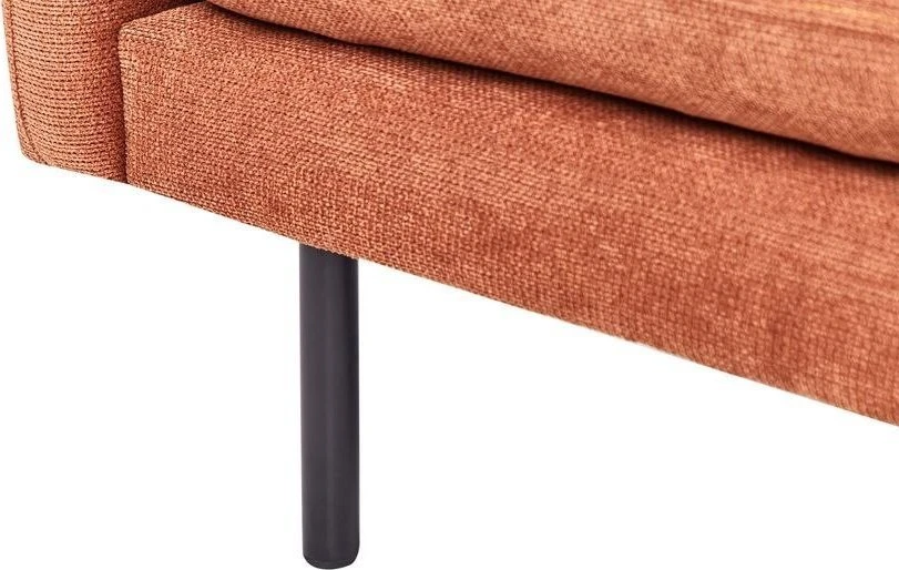 Beliani Trivietė sofa VINTERBRO šenilinė, auksinės rudos spalvos