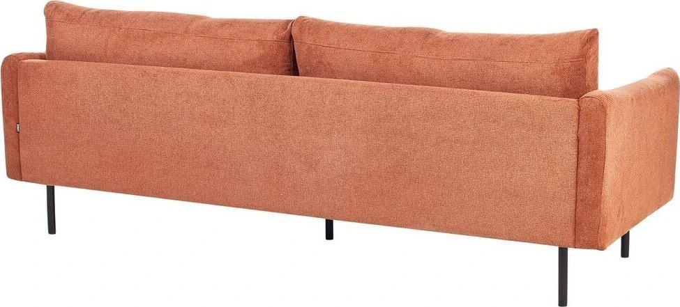 Beliani Trivietė sofa VINTERBRO šenilinė, auksinės rudos spalvos