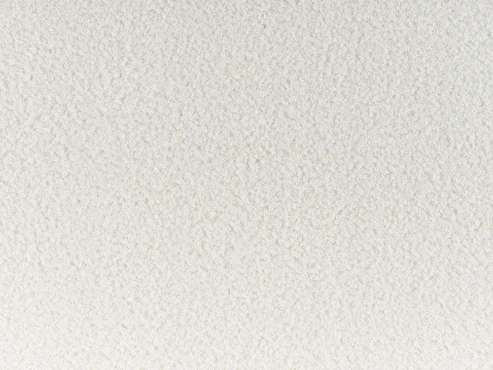 Beliani Trijų vietų sofa LOEN, balta, „Bouclé“