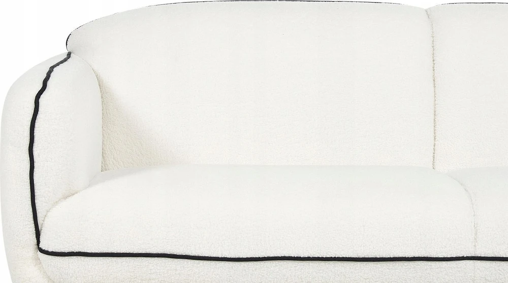 Beliani 3 vietų sofa TONSBERG Boucle, balta