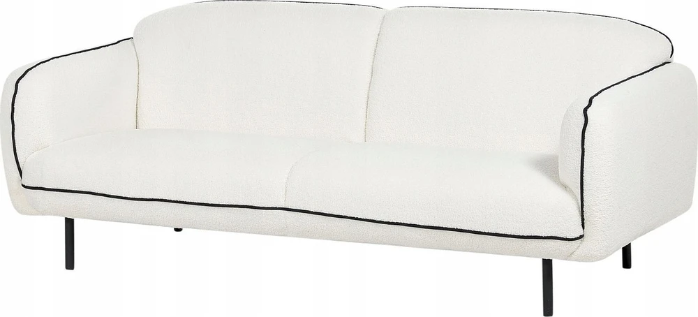 Beliani 3 vietų sofa TONSBERG Boucle, balta
