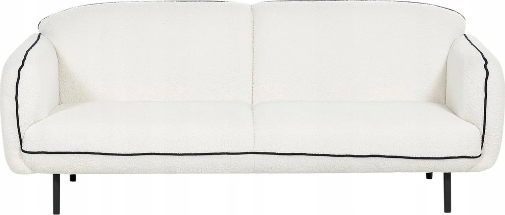 Beliani 3 vietų sofa TONSBERG Boucle, balta