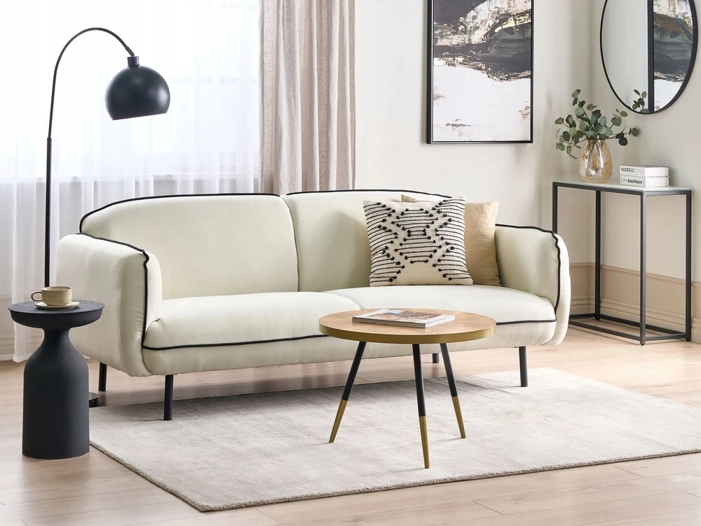 Beliani 3 vietų sofa TONSBERG šviesiai smėlio spalvos