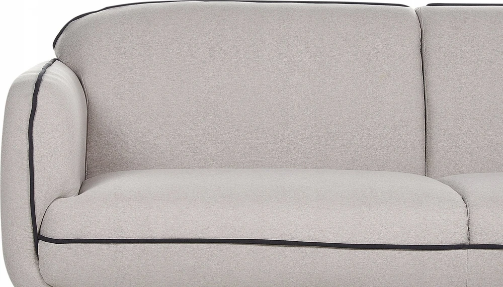 Beliani 3 vietų sofa TONSBERG šviesiai pilka