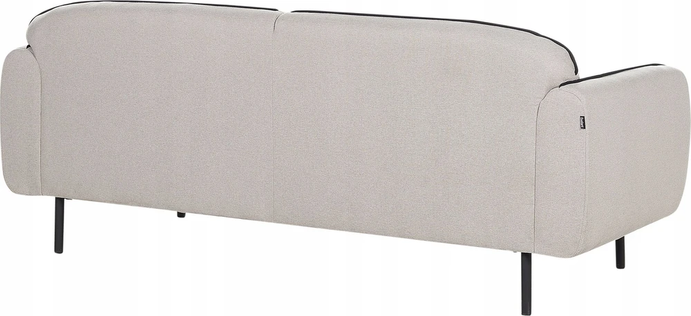 Beliani 3 vietų sofa TONSBERG šviesiai pilka