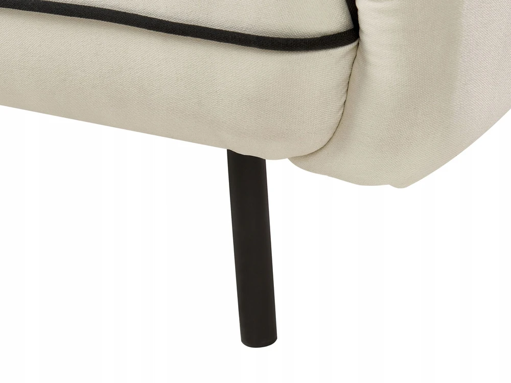 Beliani 3-vietė sofa TONSBERG, šviesiai smėlio spalvos, su otomanė