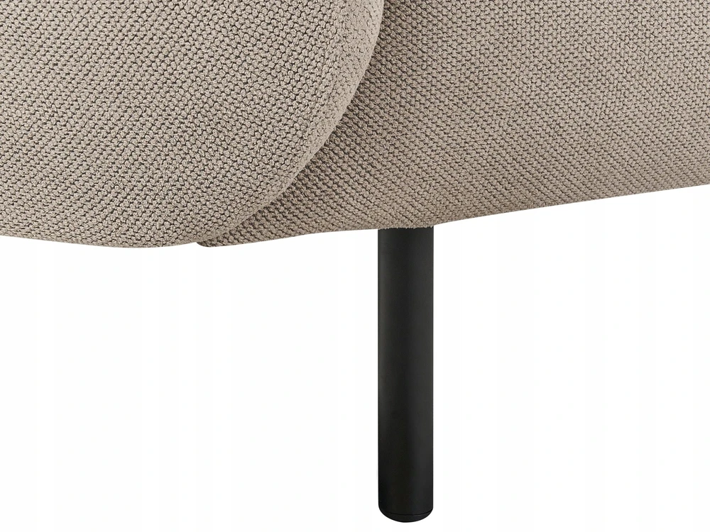 Beliani 3 vietų sofa LOEN smėlio pilkumo spalvos